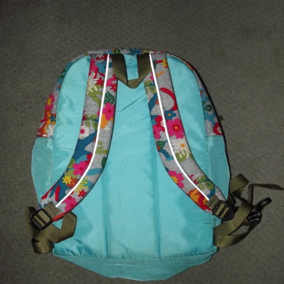 L.L. Bean Floral Patterned Backpack - Picture 7 of 9
